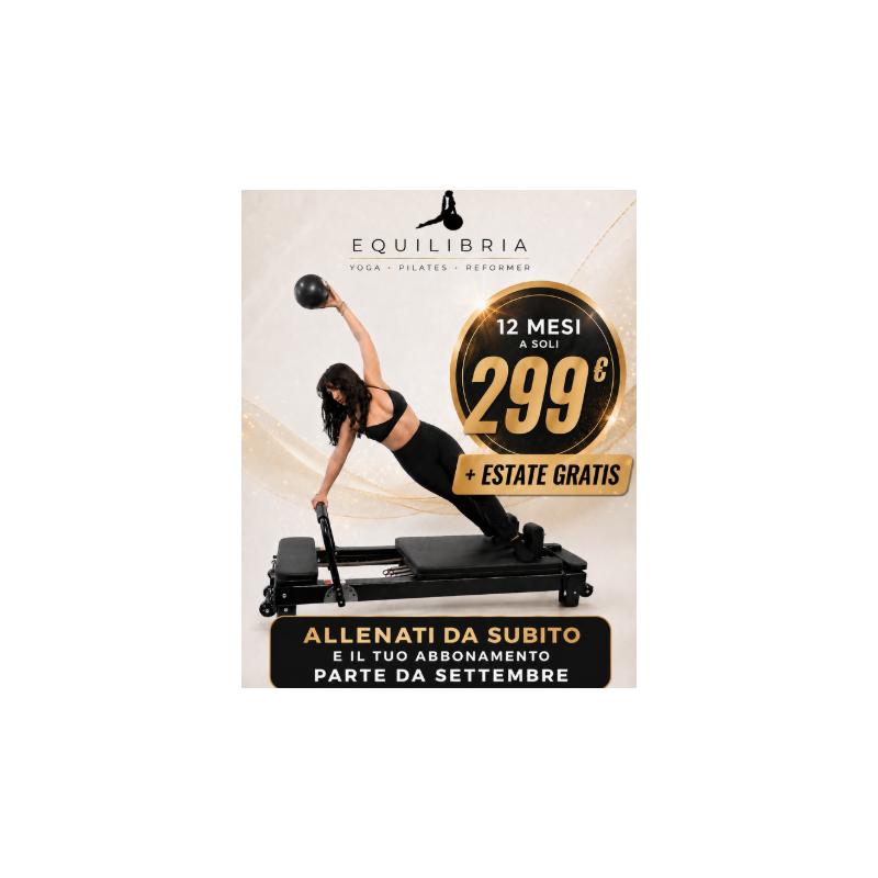Equilibria Poggioreale - 12 mesi + ESTATE GRATIS a 299€  - (Allenati da subito e il tuo abbonamento parte da Settembre!)